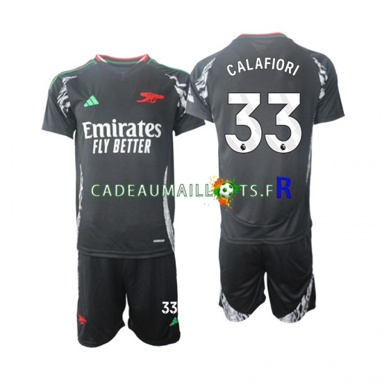 Arsenal Maillot avec flocage Calafiori 33 Extérieur 2024-2025 ,Tenue Enfant MC