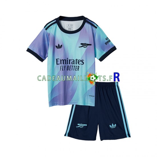 Arsenal Maillot avec flocage 3ème 2024-2025 ,Tenue Enfant MC