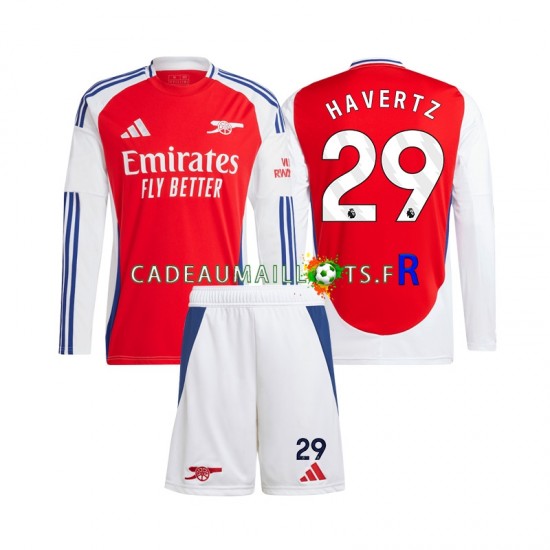 Arsenal Maillot avec flocage Kai Havertz 29 Domicile 2024-2025 ,Tenue Enfant ML