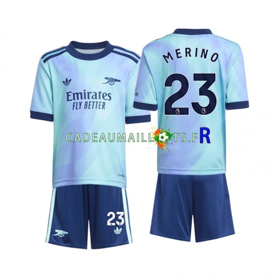 Arsenal Maillot avec flocage Merino 23 3ème 2024-2025 ,Tenue Enfant MC