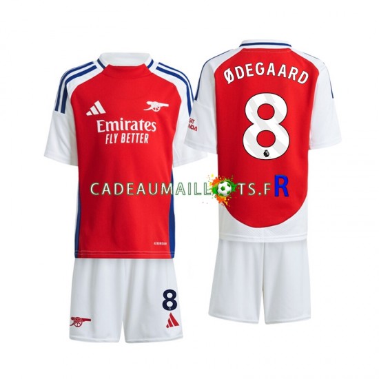 Arsenal Maillot avec flocage Odegaard 8 Domicile 2024-2025 ,Tenue Enfant MC