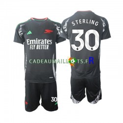 Arsenal Maillot avec flocage Sterling 30 Extérieur 2024-2025 ,Tenue Enfant MC