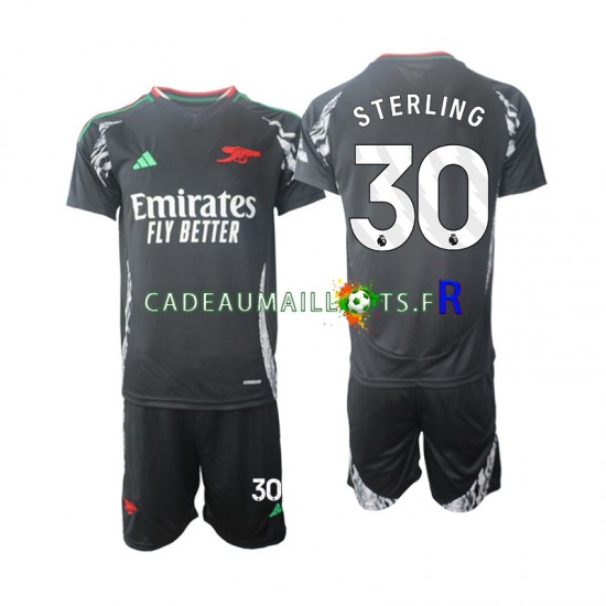 Arsenal Maillot avec flocage Sterling 30 Extérieur 2024-2025 ,Tenue Enfant MC