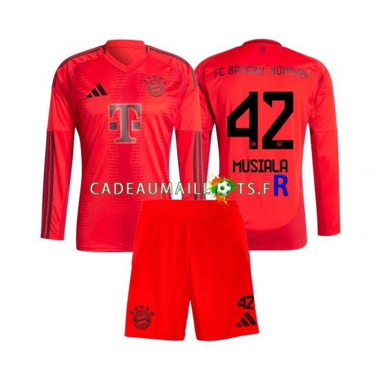 Bayern Munich Maillot avec flocage Jamal Musiala 42 Domicile 2024-2025 ,Tenue Enfant ML