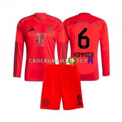 Bayern Munich Maillot avec flocage Joshua Kimmich 6 Domicile 2024-2025 ,Tenue Enfant ML