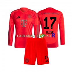 Bayern Munich Maillot avec flocage Michael Olise 17 Domicile 2024-2025 ,Tenue Enfant ML