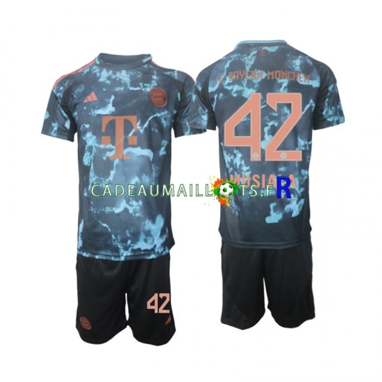 Bayern Munich Maillot avec flocage Musiala 42 Extérieur 2024-2025 ,Tenue Enfant MC