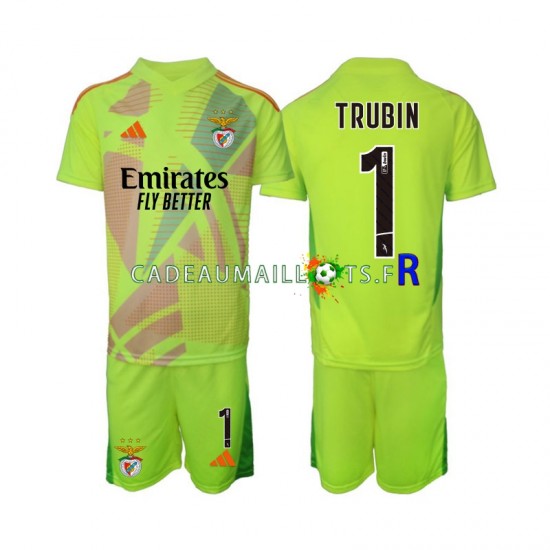 Benfica Maillot avec flocage Anatolij Trubin 1 Gardien Domicile 2024-2025 ,Tenue Enfant MC