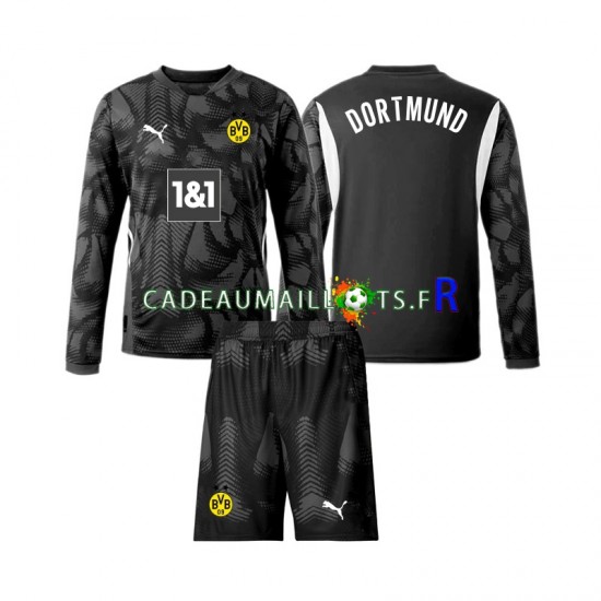 Borussia Dortmund Maillot avec flocage Gardien 4ème 2024-2025 ,Tenue Enfant ML