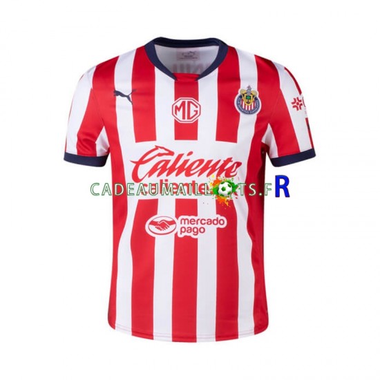 Deportivo Guadalajara Maillot avec flocage Domicile 2024-2025 ,Homme MC