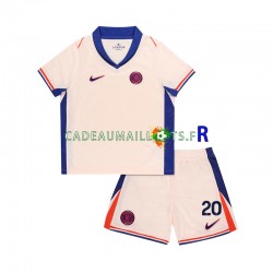 Chelsea Maillot avec flocage Cole Palmer 20 Extérieur 2024-2025 ,Tenue Enfant MC