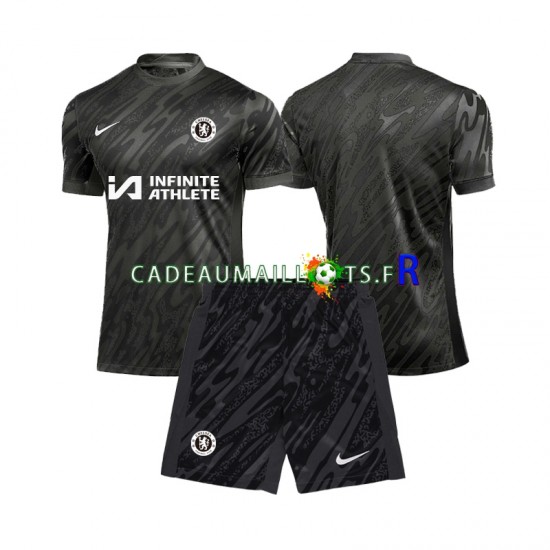 Chelsea Maillot avec flocage Gardien Extérieur 2024-2025 ,Tenue Enfant MC