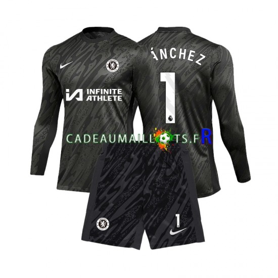 Chelsea Maillot avec flocage Robert Sanchez 1 Gardien Extérieur 2024-2025 ,Tenue Enfant ML