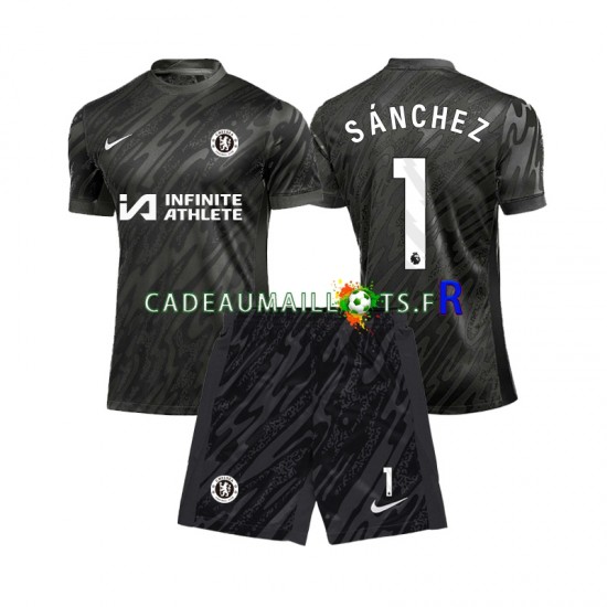 Chelsea Maillot avec flocage Robert Sanchez 1 Gardien Extérieur 2024-2025 ,Tenue Enfant MC