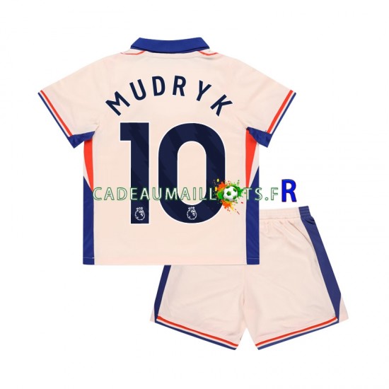 Chelsea Maillot avec flocage Mychajlo Mudryk 10 Extérieur 2024-2025 ,Tenue Enfant MC