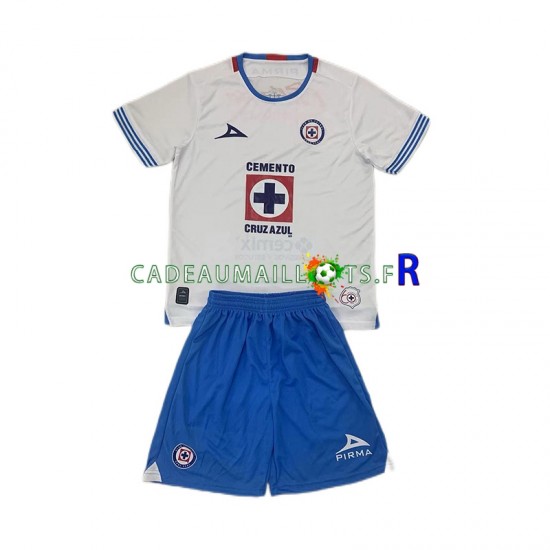 Cruz Azul Maillot avec flocage Extérieur 2024-2025 ,Tenue Enfant MC