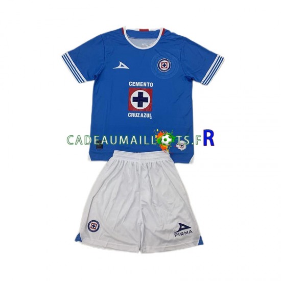 Cruz Azul Maillot avec flocage Domicile 2024-2025 ,Tenue Enfant MC