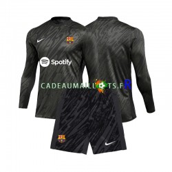 FC Barcelone Maillot avec flocage Gardien 3ème 2024-2025 ,Tenue Enfant ML