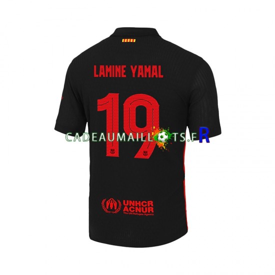 FC Barcelone Maillot avec flocage LAMINE YAMAL 19 UCL Font Extérieur 2024-2025 ,Homme MC