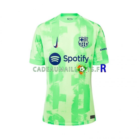 FC Barcelone Maillot avec flocage 3ème 2024-2025 ,Homme MC