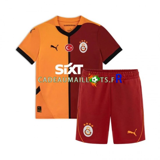 Galatasaray Maillot avec flocage Domicile 2024-2025 ,Tenue Enfant MC