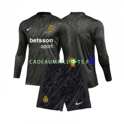 Inter Milan Maillot avec flocage Gardien 3ème 2024-2025 ,Tenue Enfant ML