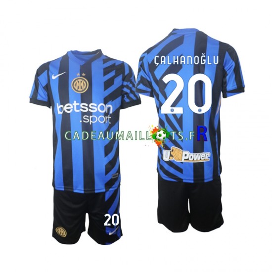 Inter Milan Maillot avec flocage Hakan Calhanoglu 20 Domicile 2024-2025 ,Tenue Enfant MC