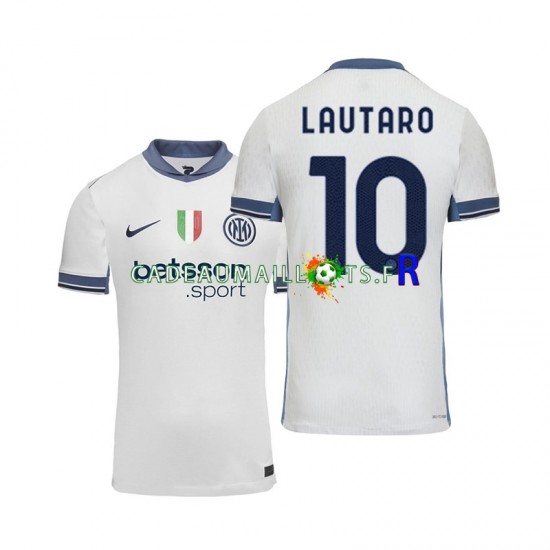 Inter Milan Maillot avec flocage Lautaro 10 Extérieur 2024-2025 ,Homme MC