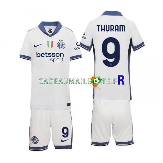 Inter Milan Maillot avec flocage Marcus Thuram 9 Extérieur 2024-2025 ,Tenue Enfant MC