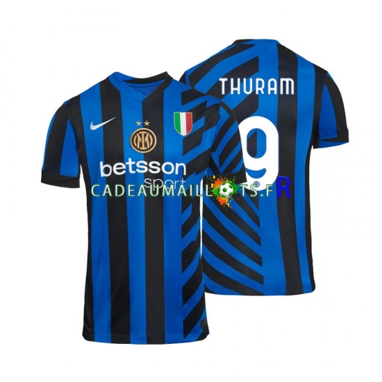 Inter Milan Maillot avec flocage Marcus Thuram 9 Domicile 2024-2025 ,Homme MC