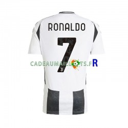 Juventus Maillot avec flocage Cristiano Ronaldo 7 Domicile 2024-2025 ,Homme MC