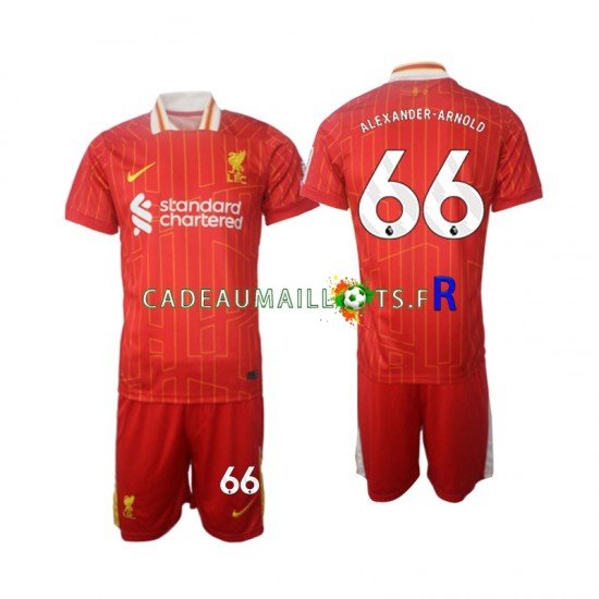 Liverpool Maillot avec flocage Alexander-Arnold 66 Domicile 2024-2025 ,Tenue Enfant MC