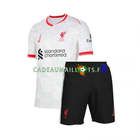 Liverpool Maillot avec flocage 3ème 2024-2025 ,Tenue Enfant MC