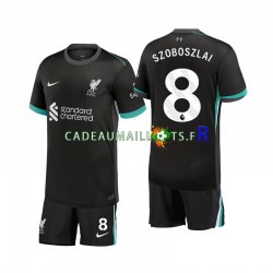 Liverpool Maillot avec flocage Szoboszlai 8 Extérieur 2024-2025 ,Tenue Enfant MC