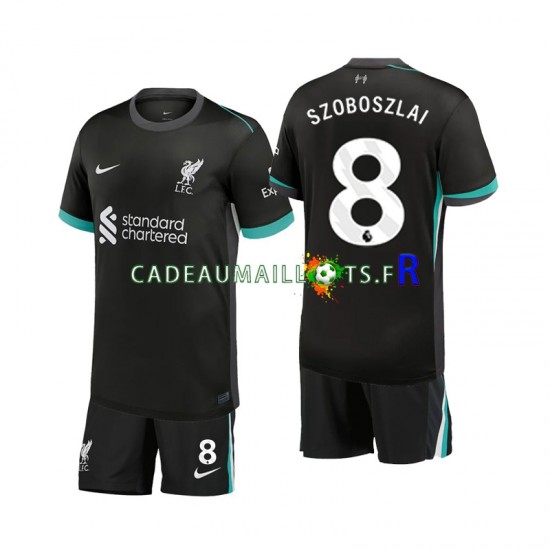 Liverpool Maillot avec flocage Szoboszlai 8 Extérieur 2024-2025 ,Tenue Enfant MC