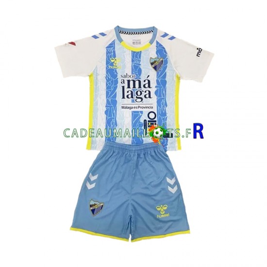 Málaga CF Maillot avec flocage Domicile 2024-2025 ,Tenue Enfant MC