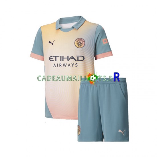 Manchester City Maillot avec flocage 4ème 2024-2025 ,Tenue Enfant MC