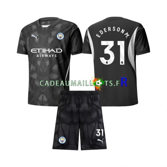 Manchester City Maillot avec flocage Ederson Moraes 31 Gardien 4ème 2024-2025 ,Tenue Enfant MC