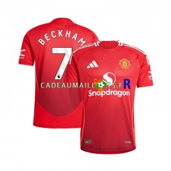 Manchester United Maillot avec flocage Beckham 7 Domicile 2024-2025 ,Homme MC