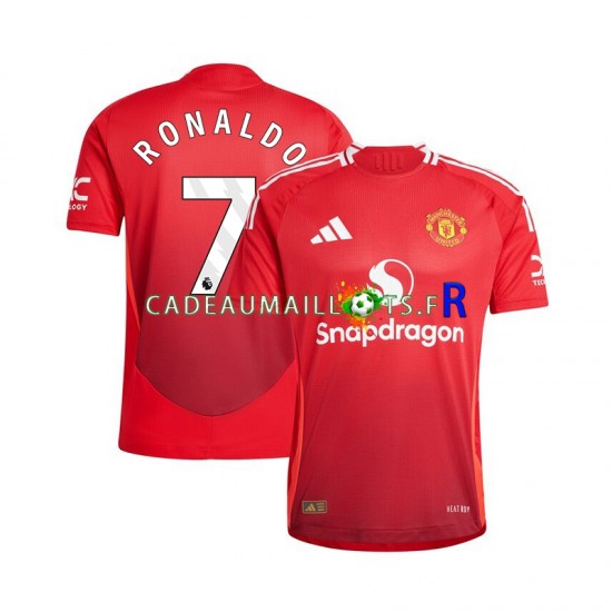 Manchester United Maillot avec flocage Cristiano Ronaldo 7 Domicile 2024-2025 ,Homme MC