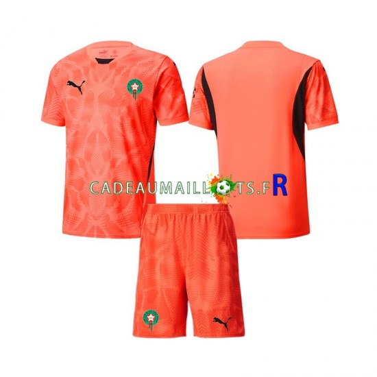 Maroc Maillot avec flocage Gardien Domicile 2024 ,Tenue Enfant MC