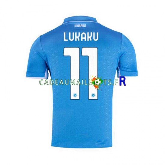 Naples Maillot avec flocage Lukaku 11 Domicile 2024-2025 ,Homme MC