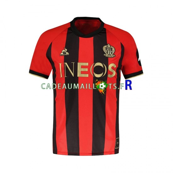 OGC Nice Maillot avec flocage Domicile 2024-2025 ,Homme MC