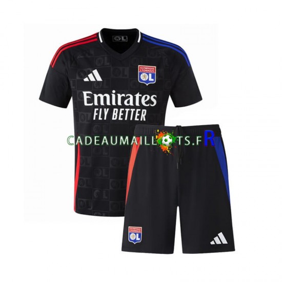 Olympique Lyonnais Maillot avec flocage Extérieur 2024-2025 ,Tenue Enfant MC