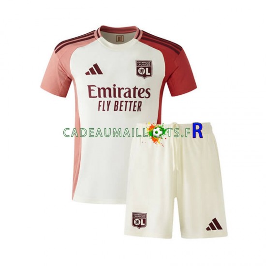 Olympique Lyonnais Maillot avec flocage 3ème 2024-2025 ,Tenue Enfant MC