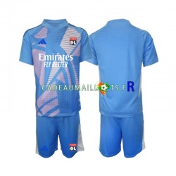 Olympique Lyonnais Maillot avec flocage Bleu Gardien 3ème 2024-2025 ,Tenue Enfant MC