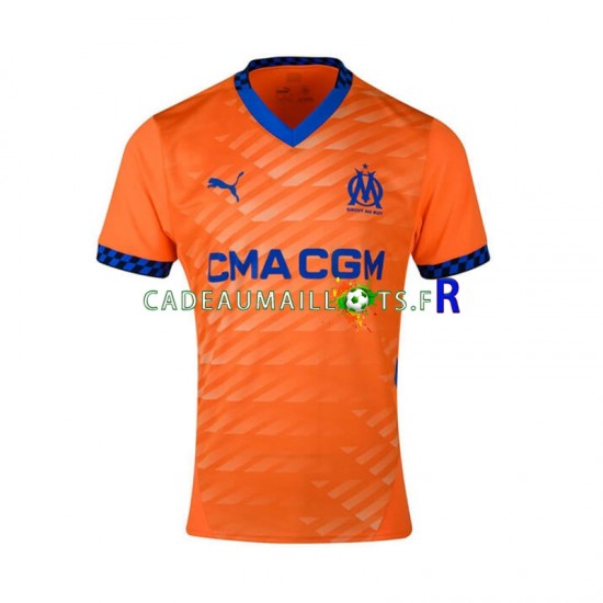 Olympique de Marseille Maillot avec flocage 3ème 2024-2025 ,Homme MC