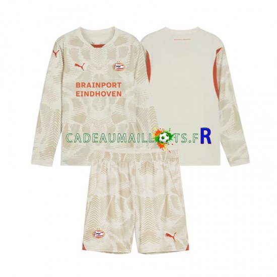 PSV Eindhoven Maillot avec flocage Gardien 3ème 2024-2025 ,Tenue Enfant ML