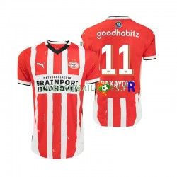PSV Eindhoven Maillot avec flocage Johan Bakayoko 11 Domicile 2024-2025 ,Homme MC