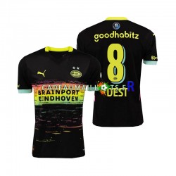 PSV Eindhoven Maillot avec flocage Sergino Dest 8 Extérieur 2024-2025 ,Homme MC